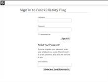 Tablet Screenshot of blackhistoryflag.com